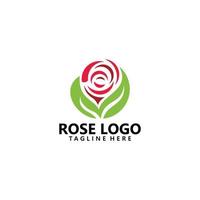 rose logo icon vector isolated