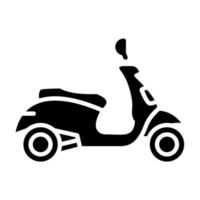 icono de scooter, adecuado para una amplia gama de proyectos creativos digitales. feliz creando. vector