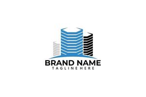 building logo icon real estate company vector