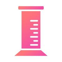 Graduated cylinder icon, suitable for a wide range of digital creative projects. Happy creating. vector