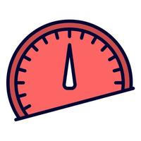 Speedometer icon, suitable for a wide range of digital creative projects. Happy creating. vector