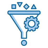 icono de optimización de conversión, adecuado para una amplia gama de proyectos creativos digitales. feliz creando. vector