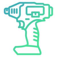 Drill icon, suitable for a wide range of digital creative projects. Happy creating. vector