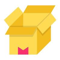 packaging icon, suitable for a wide range of digital creative projects. Happy creating. vector