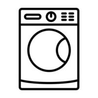 Washing machine icon, suitable for a wide range of digital creative projects. Happy creating. vector