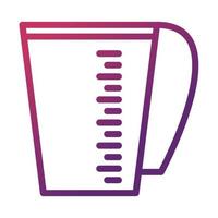 Measuring cup icon, suitable for a wide range of digital creative projects. Happy creating. vector
