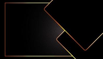 modern luxury abstract background with glowing golden line elements .Beautiful geometric shapes on an elegant black gradient background. vector