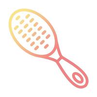 Hairbrush icon, suitable for a wide range of digital creative projects. Happy creating. vector