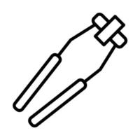 Tongs icon, suitable for a wide range of digital creative projects. Happy creating. vector