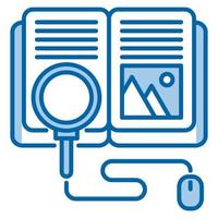 search of knowledge icon, suitable for a wide range of digital creative projects. Happy creating. vector