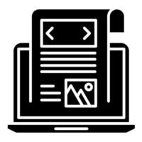 blog icon, suitable for a wide range of digital creative projects. Happy creating. vector