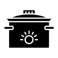 Crock pot icon, suitable for a wide range of digital creative projects. Happy creating. vector