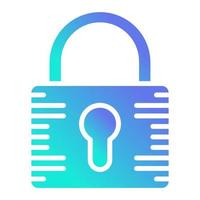 security padlock icon, suitable for a wide range of digital creative projects. Happy creating. vector