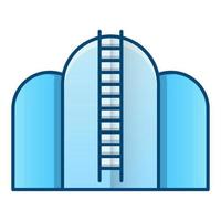 oil storage icon, suitable for a wide range of digital creative projects. Happy creating. vector
