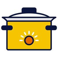 Crock pot icon, suitable for a wide range of digital creative projects. Happy creating. vector