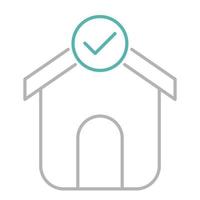 mortgage loan approved icon, suitable for a wide range of digital creative projects. Happy creating. vector