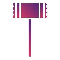 Steak hammer icon, suitable for a wide range of digital creative projects. Happy creating. vector