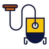 Vacuum cleaner icon, suitable for a wide range of digital creative projects. Happy creating. vector