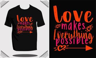 diseño de camiseta de mujer de san valentín o plantilla y vector de diseño de camiseta de san valentín