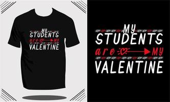 diseño de camiseta de mujer de san valentín o plantilla y vector de diseño de camiseta de san valentín