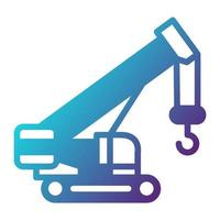 Crane icon, suitable for a wide range of digital creative projects. Happy creating. vector
