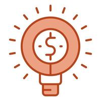 money idea icon, suitable for a wide range of digital creative projects. Happy creating. vector