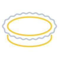 Pie plate icon, suitable for a wide range of digital creative projects. Happy creating. vector