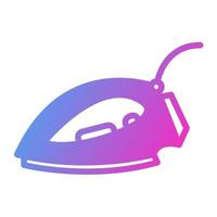 Clothes iron icon, suitable for a wide range of digital creative projects. Happy creating. vector