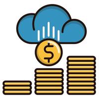 money making icon, suitable for a wide range of digital creative projects. Happy creating. vector