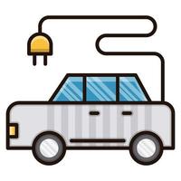 icono de transporte eléctrico, adecuado para una amplia gama de proyectos creativos digitales. feliz creando. vector