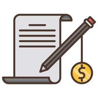paid articles icon, suitable for a wide range of digital creative projects. Happy creating. vector