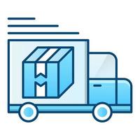 shipping van icon, suitable for a wide range of digital creative projects. Happy creating. vector