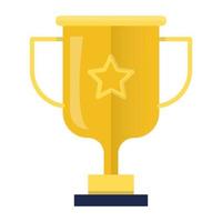 trophy icon, suitable for a wide range of digital creative projects. Happy creating. vector