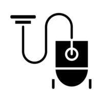 Vacuum cleaner icon, suitable for a wide range of digital creative projects. Happy creating. vector