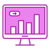 ícono de big data, adecuado para una amplia gama de proyectos creativos digitales. feliz creando. vector