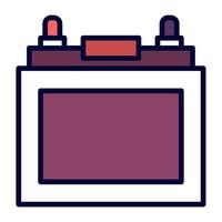 Dry cell battery icon, suitable for a wide range of digital creative projects. Happy creating. vector
