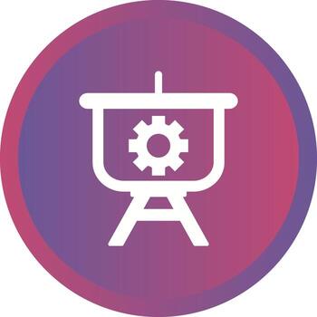 Setting Presentation Vector Icon