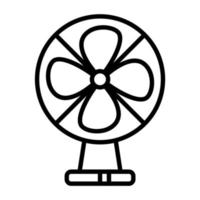 ícono de ventilador eléctrico, adecuado para una amplia gama de proyectos creativos digitales. feliz creando. vector