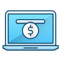 online payment icon, suitable for a wide range of digital creative projects. Happy creating. vector