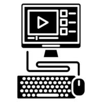 video lessons icon, suitable for a wide range of digital creative projects. Happy creating. vector