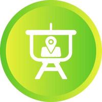 Location Presentation Vector Icon