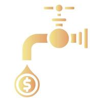 icono de flujo de dinero, adecuado para una amplia gama de proyectos creativos digitales. feliz creando. vector