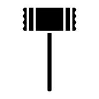 Steak hammer icon, suitable for a wide range of digital creative projects. Happy creating. vector