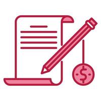 paid articles icon, suitable for a wide range of digital creative projects. Happy creating. vector