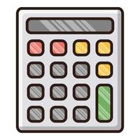 calculator icon, suitable for a wide range of digital creative projects. Happy creating. vector