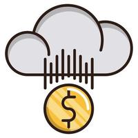 Online money icon, suitable for a wide range of digital creative projects. Happy creating. vector