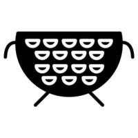 Colander icon, suitable for a wide range of digital creative projects. Happy creating. vector