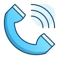 phone call icon, suitable for a wide range of digital creative projects. Happy creating. vector