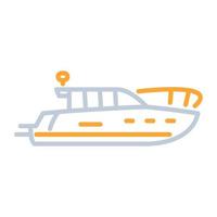 yacht icon, suitable for a wide range of digital creative projects. Happy creating. vector