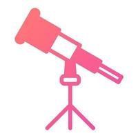 Telescope icon, suitable for a wide range of digital creative projects. Happy creating. vector